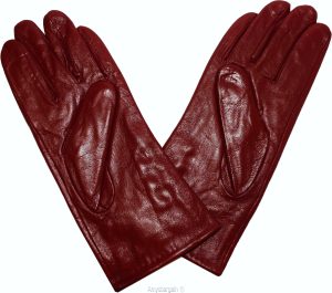Leather gloves. Size S, M, L, XL. Woman's Leather winter Gloves. Dress Gloves. - Image 7