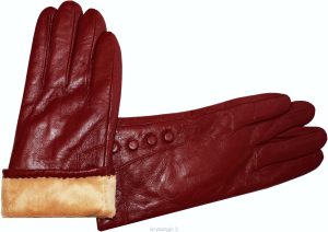 Leather gloves. Size S, M, L, XL. Woman's Leather winter Gloves. Dress Gloves. - Image 10