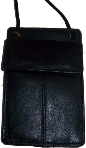 Lot of 12 New Neck string ID Case, Credit Card Case, Black Wallet pouch Money BN - Image 13