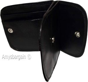 Lot of 12 women’s leather wallet black change purse small coin wallet brand new - Image 12