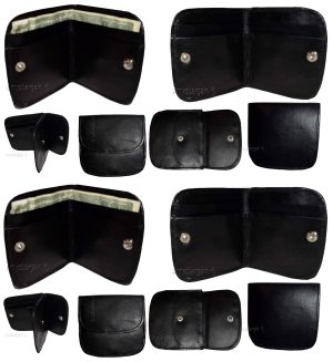 Lot of 12 women’s leather wallet black change purse small coin wallet brand new - Image 10