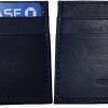 Lot of 2 New Leather business card case 7 Credit card ID card Blue card case new