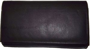 Lot of 2 New Woman's Leather checkbook wallet 6 Credit card 7 Bill pockets new - Image 13