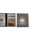 Lot of 2 USA leather passport cover wallet credit card id passport case brnd new