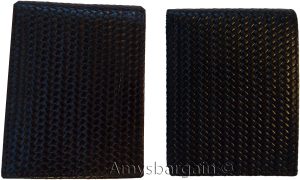 Lot of 2 Woven printed leather man's bi-fold wallet 9 Credits card ID new style - Image 10