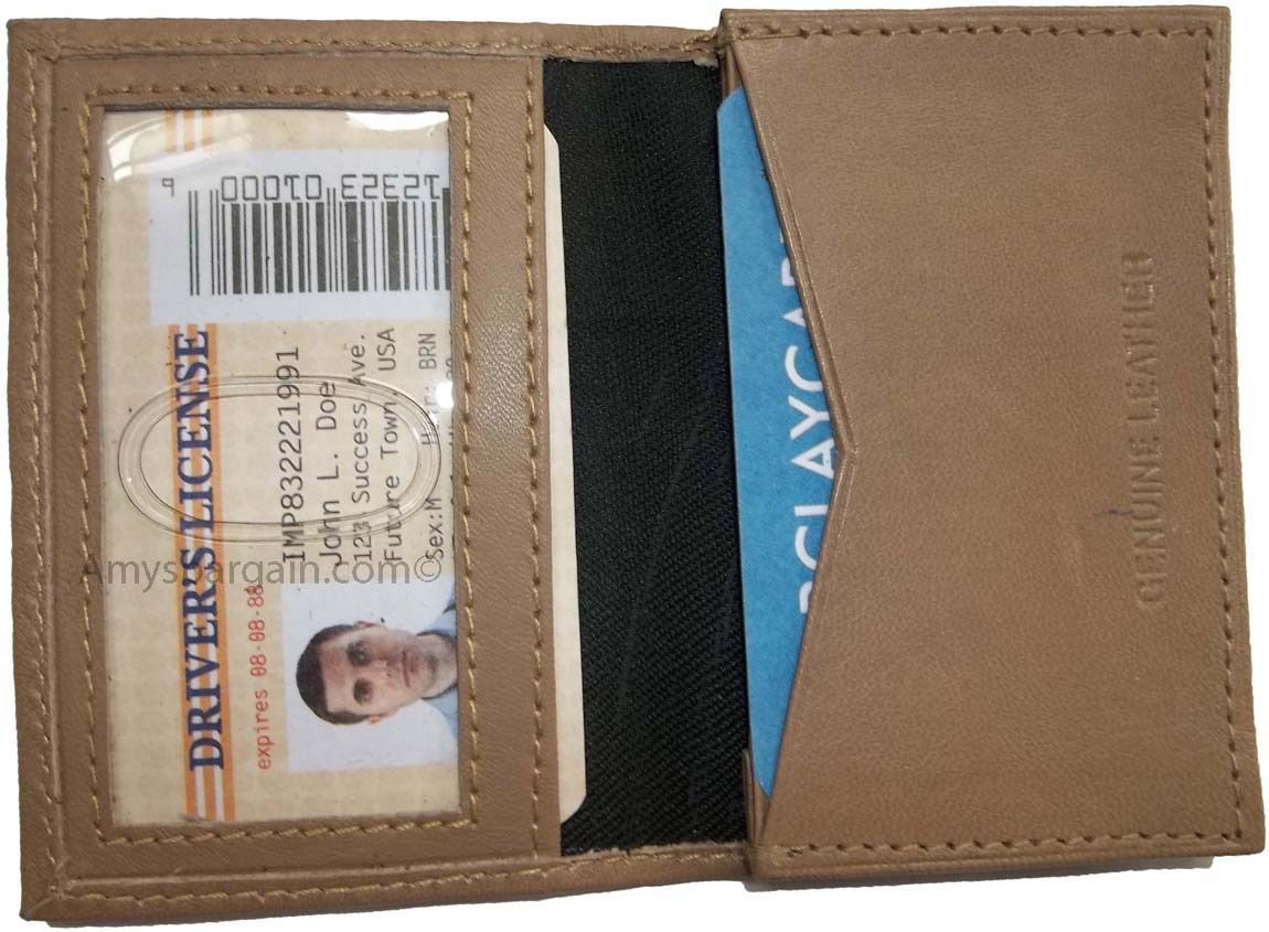 Lot of 2 new leather business card / credit card id card case 30 cards holder - Image 10