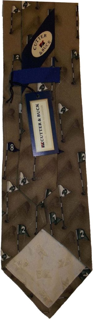 Lot of 3 Men's tie Cutter and Buck Designer Silk Men's Neck Wear Made in USA - Image 9