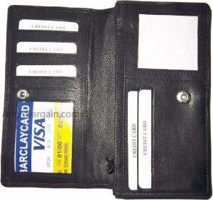 Lot of 3 New Woman's checkbook wallet 9 Credit card ID compact, zip pocket - Image 4