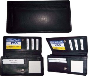 Lot of 3 New Woman's checkbook wallet 9 Credit card ID compact, zip pocket