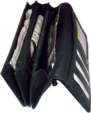 Lot of 3 New Woman's checkbook wallet 9 Credit card ID compact, zip pocket - Image 7