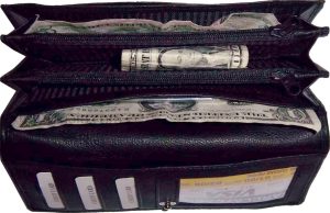 Lot of 3 New Woman's checkbook wallet 9 Credit card ID compact, zip pocket - Image 8