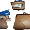 Lot of 3 New Women's Leather Change Purse Coin bag Wallet bag Hand Coin case BN