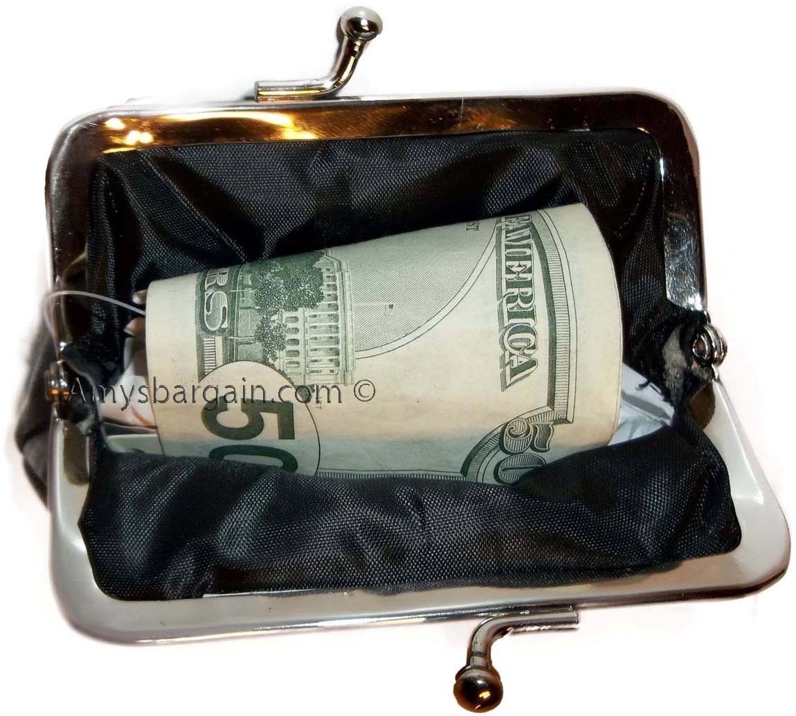 Lot of 3 New Women's Leather Change Purse Coin bag Wallet bag Hand Coin case BN - Image 5