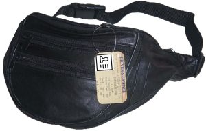 Lot of 3 new leather waist pouch waist bag leather bag fanny pack strap bag - Image 7