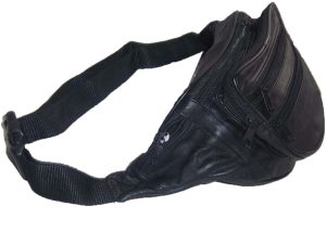 Lot of 3 new leather waist pouch waist bag leather bag fanny pack strap bag - Image 8