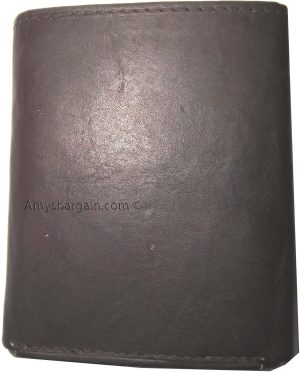 Lot of 4 Men's Genuine Leather Trifold Wallet Brown, men's billfold wallet BNWT - Image 10