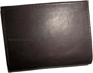 Lot of 4 Men's Genuine Leather Trifold Wallet Brown, men's billfold wallet BNWT - Image 11