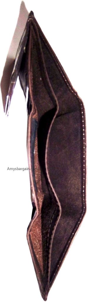Lot of 4 Men's Genuine Leather Trifold Wallet Brown, men's billfold wallet BNWT - Image 12