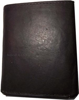 Lot of 4 Men's Genuine Leather Trifold Wallet Brown, men's billfold wallet BNWT - Image 9