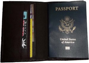 Lot of 4 New crocodile Skin printed leather passport case, Brown Passport Cover - Image 11