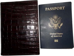 Lot of 4 New crocodile Skin printed leather passport case, Brown Passport Cover - Image 8