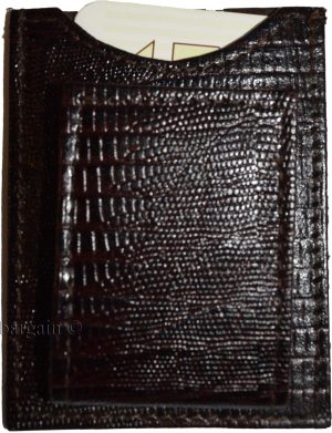 Lot of 4 money clip Brown Lizard skin printed leather new unbranded money Clip - Image 9