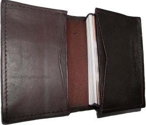 Lot of 5 New leather business card case 50 plus card case Brown card case - Image 7