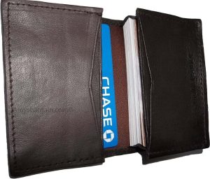 Lot of 5 New leather business card case 50 plus card case Brown card case - Image 8