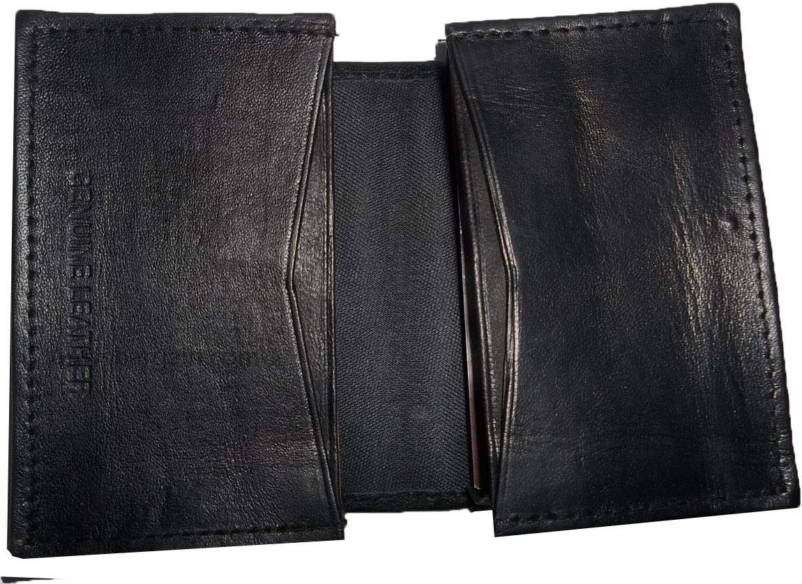 Lot of 5 New leather business card case, 50 plus card case, new Black card case - Image 4