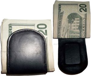 Lot of 6 Leather Money Clips magnetic money clip, Holds a stock of bills new - Image 6