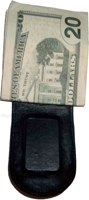 Lot of 6 Leather Money Clips magnetic money clip, Holds a stock of bills new - Image 7
