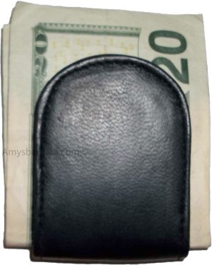 Lot of 6 Leather Money Clips magnetic money clip, Holds a stock of bills new - Image 8