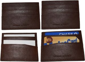 Lot of 6 New Leather business card case 7 Credit card ID card Tan card case BNWT - Image 4
