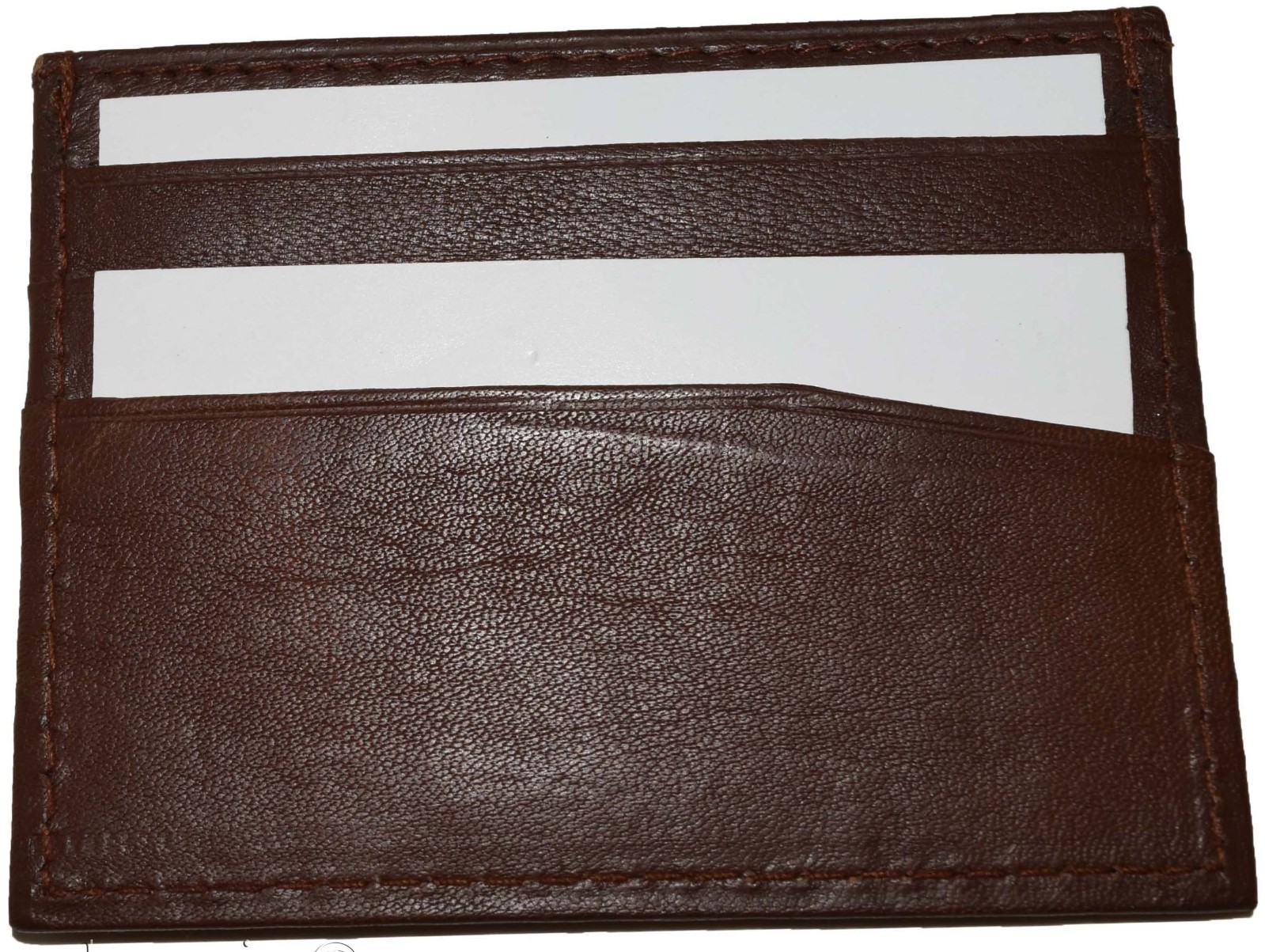 Lot of 6 New Leather business card case 7 Credit card ID card Tan card case BNWT - Image 7