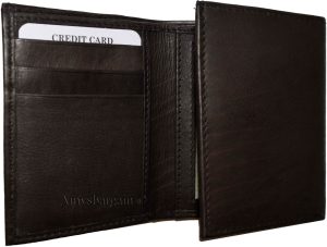 Lot of 6 New Men's Brown leather Trifold wallet 6 credit cards 2 bill slots - Image 8