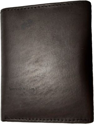 Lot of 6 New Men's Brown leather Trifold wallet 6 credit cards 2 bill slots - Image 10