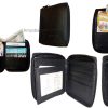 Lot of 6 Zip around Leather Men's Wallet Unbranded Black 2 Bill slot wallet New