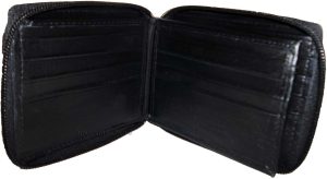 Lot of 6 Zip around Leather Men's Wallet Unbranded Black 2 Bill slot wallet New - Image 12