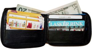 Lot of 6 Zip around Leather Men's Wallet Unbranded Black 2 Bill slot wallet New - Image 6