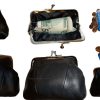 Lot of 6 new women's leather change purse coin bag wallet bag hand coin case bn