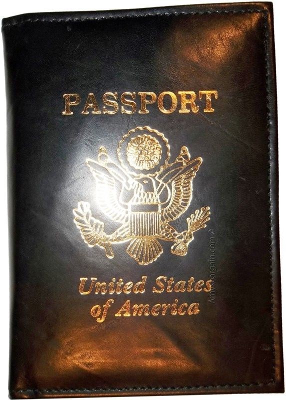 Lot of 6 passport case credit cards ID lamb skin USA leather passport wallet new - Image 3