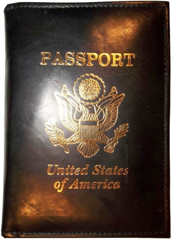 Lot of 6 passport case credit cards ID lamb skin USA leather passport wallet new - Image 7