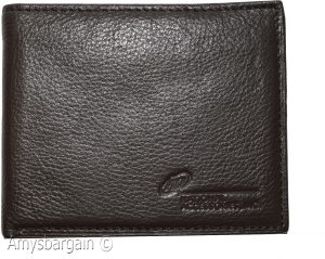Man’s Wallet natural grain bi-fold br new wallet 6 Card Holder 2 bill slots - Image 6