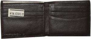 Man’s Wallet natural grain bi-fold br new wallet 6 Card Holder 2 bill slots - Image 7