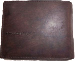 Man's leather Bifold wallet ID case 3 bill slots 6 Card slots brand New wallet - Image 12