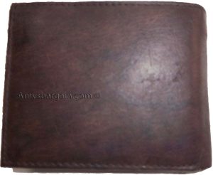 Man's leather Bifold wallet ID case 3 bill slots 6 Card slots brand New wallet - Image 5