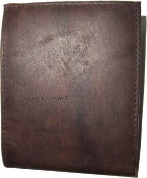 Man's leather Bifold wallet ID case 3 bill slots 6 Card slots brand New wallet - Image 7