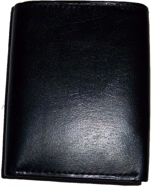 Man’s wallet Trifold Leather wallet ID window 2 bill pocket 9 card spaces new - Image 10