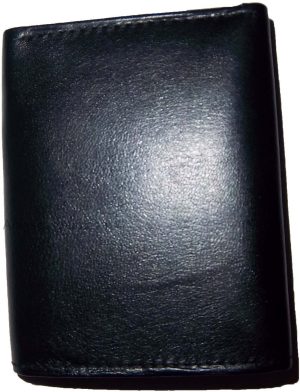 Man’s wallet Trifold Leather wallet ID window 2 bill pocket 9 card spaces new - Image 12