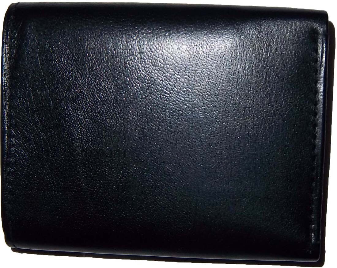 Man’s wallet Trifold Leather wallet ID window 2 bill pocket 9 card spaces new - Image 8